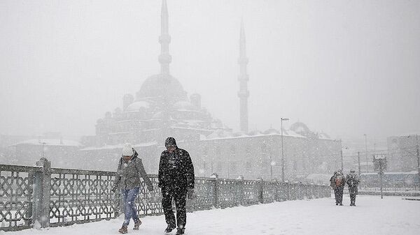 İstanbul kar yağışı - Sputnik Türkiye