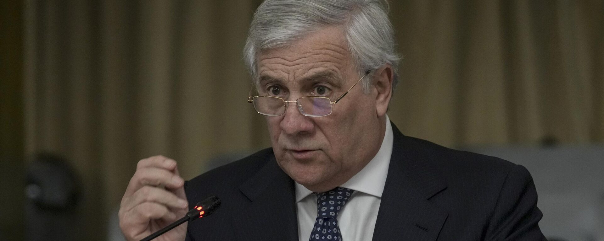 Italian Foreign Minister Antonio Tajani addresses the Italy Ukraine business forum in Rome, Nov. 20, 2024. - Sputnik Türkiye, 1920, 29.09.2025