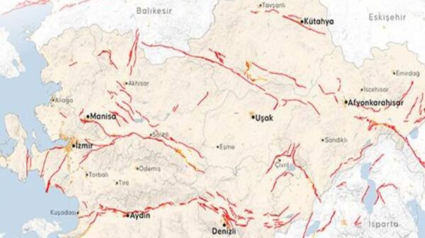 Ege Bölgesi fay hatları - Sputnik Türkiye