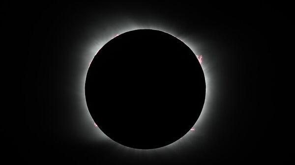2024 yılının ilk güneş tutulması - Sputnik Türkiye