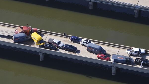 Lake Pontchartrain Causeway Bridge Accident - Sputnik Türkiye