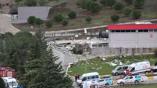 Balıkesir'deki mühimmat üretim fabrikasında büyük patlama meydana geldi
 - Sputnik Türkiye