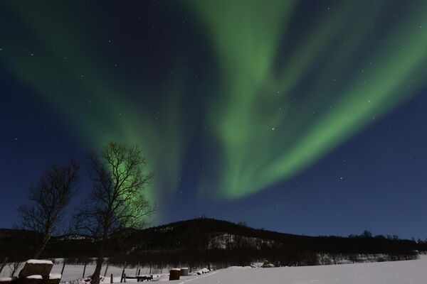 Kuzey Kutbu&#x27;na yakın yerlerde görülen ışıklara Aurora Borealis, Güney enlemlerindekine ise aurora australis yani güney kutup ışıkları deniyor. - Sputnik Türkiye