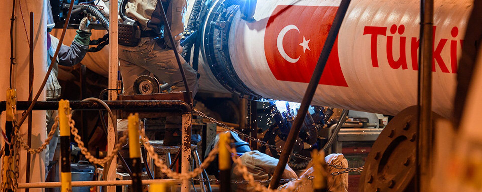 La construcción del gasoducto Turk Stream - Sputnik Türkiye, 1920, 14.01.2025