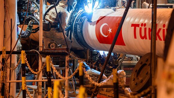 La construcción del gasoducto Turk Stream - Sputnik Türkiye