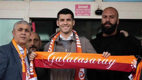 İspanyol santrfor Alvaro Morata, Galatasaray için İstanbul'da  - Sputnik Türkiye