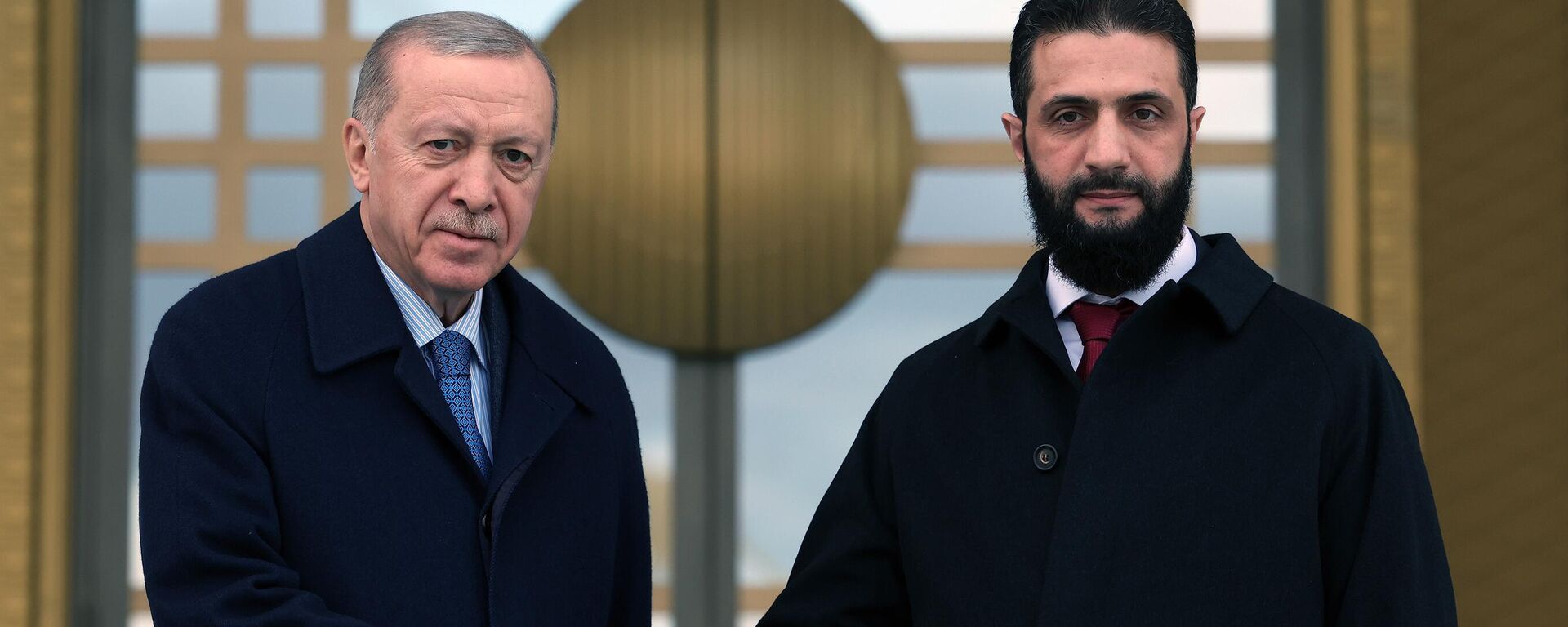 Cumhurbaşkanı Erdoğan ile Suriye Arap Cumhuriyeti Geçiş Dönemi Cumhurbaşkanı Şara - Sputnik Türkiye, 1920, 17.07.2025