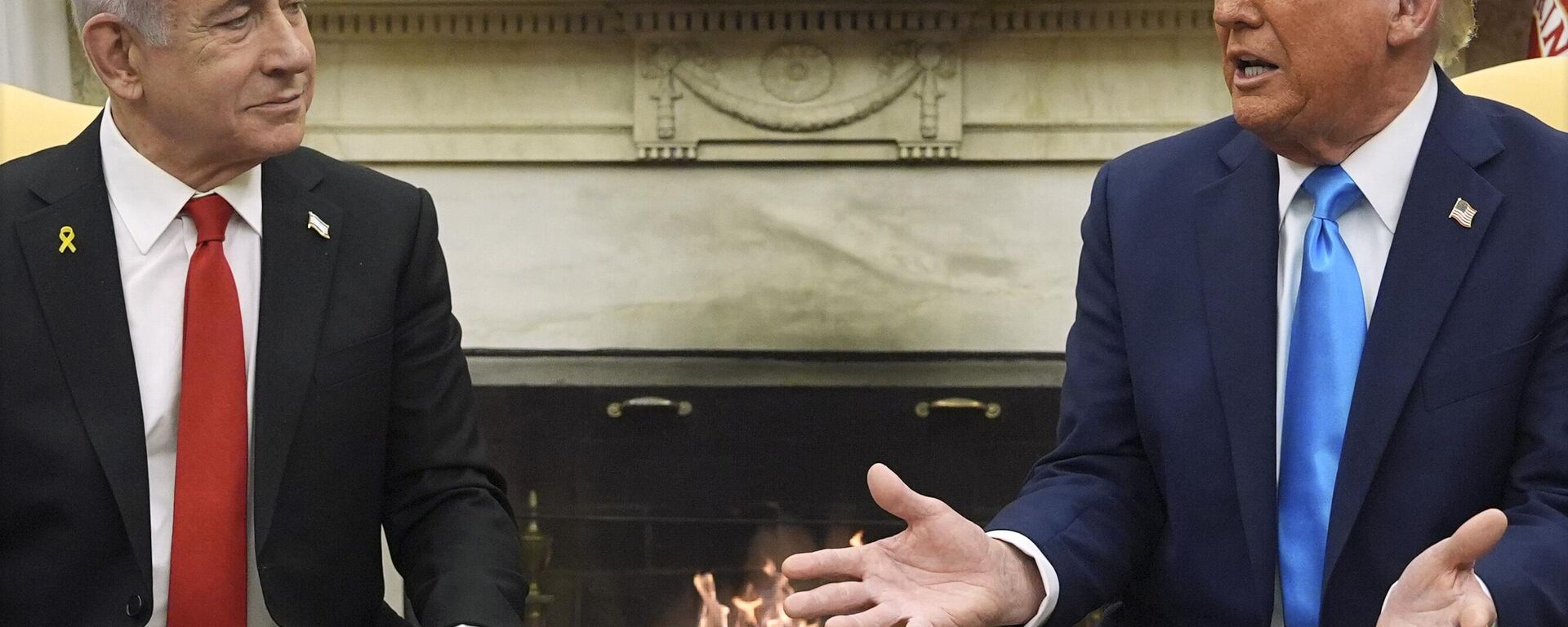 Donald Trump - Benyamin Netanyahu - Sputnik Türkiye, 1920, 29.09.2025