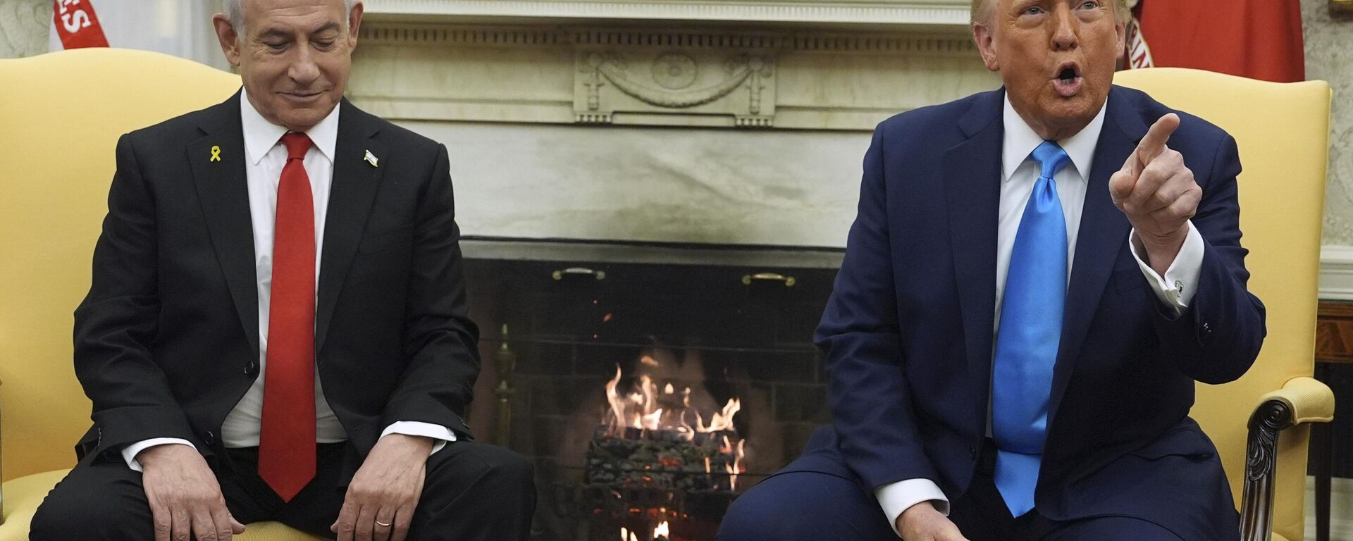 Donald Trump - Benyamin Netanyahu - Sputnik Türkiye, 1920, 01.12.2025