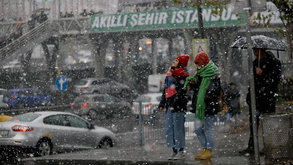 İstanbul kar yağışı - Sputnik Türkiye