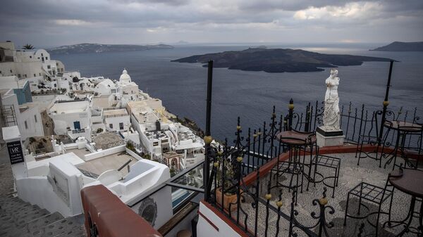 Santorini Adası - Sputnik Türkiye