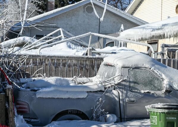 Hava sıcaklıkları Alberta eyaletinin başkenti Edmonton&#x27;da -29 santigrat dereceye kadar düşerken, rüzgar etkisiyle hissedilen sıcaklık -38 santigrat dereceyi buldu.  - Sputnik Türkiye