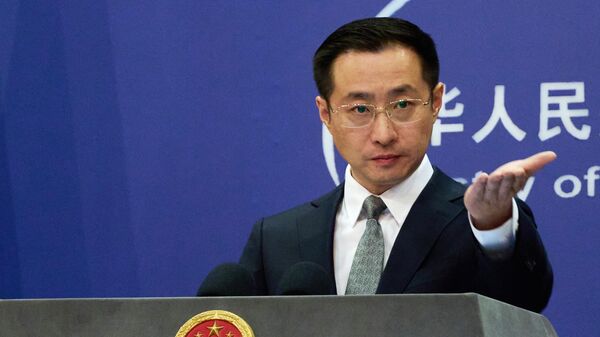 Çin Dışişleri Bakanlığı Sözcüsü Lin Cien - Sputnik Türkiye