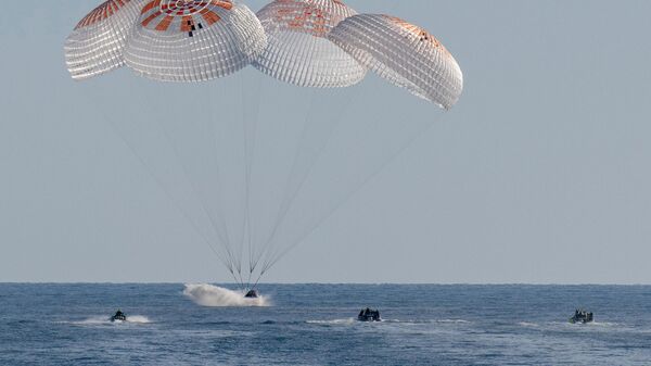 Mahsur kalan astronotlar Dünya'ya inişi yaptı - Sputnik Türkiye