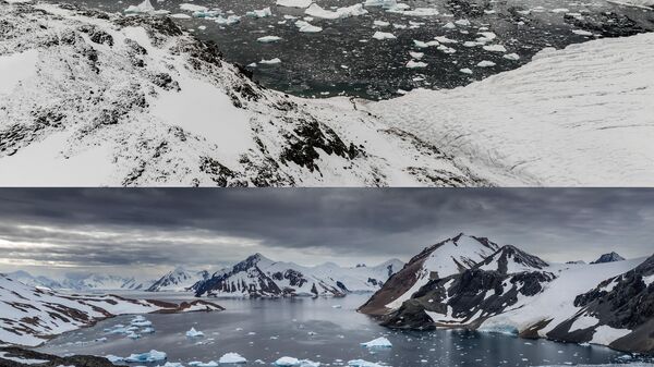 Antarktika'da buzul erimeleri deniz seviyesini tehdit ediyor - Sputnik Türkiye