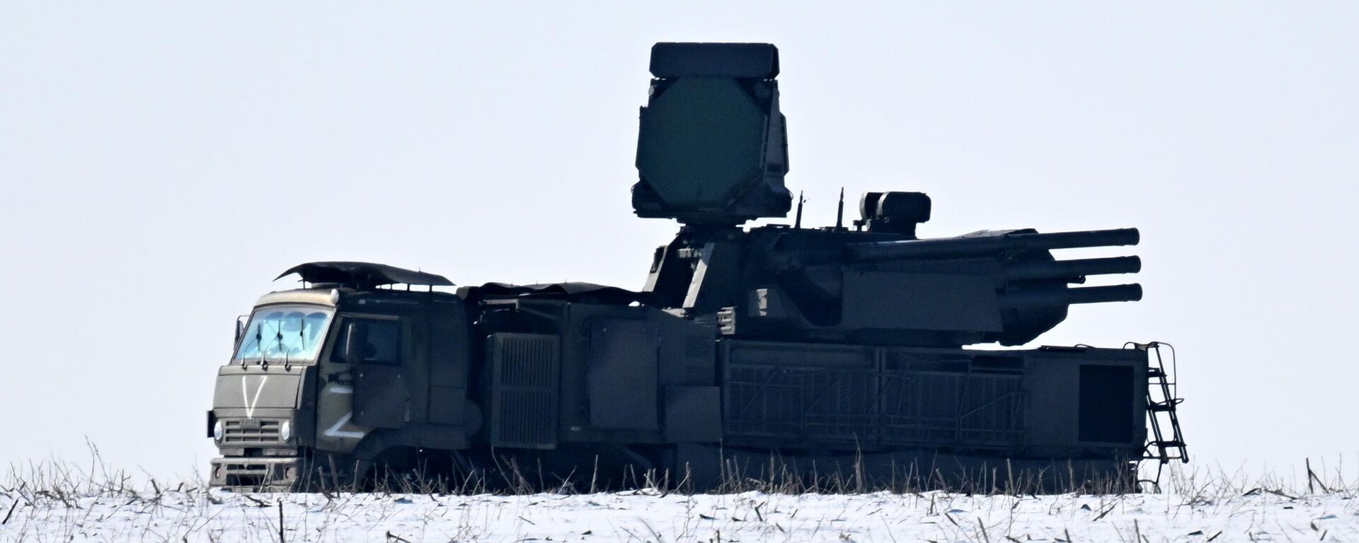 Özel askeri harekat bölgesinde görev başındaki Pantsir hava savunma sistemi - Sputnik Türkiye, 1920, 08.04.2025