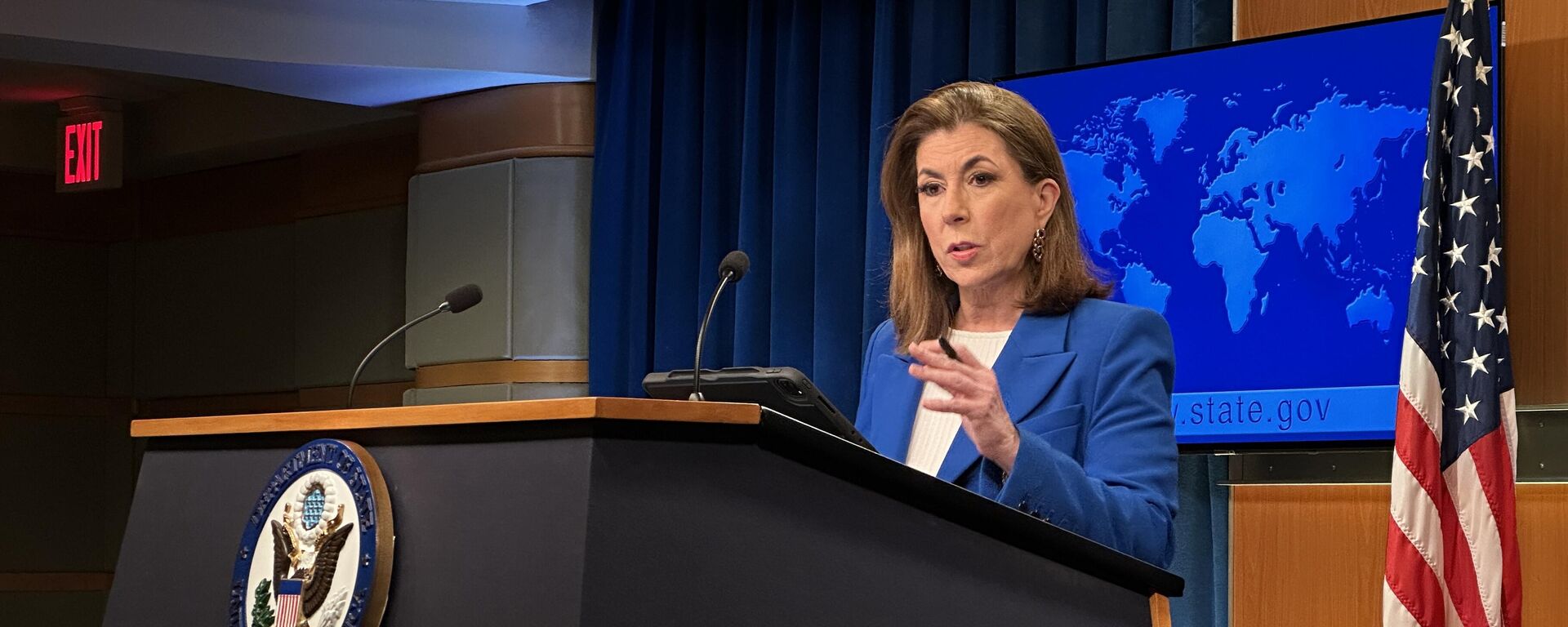 ABD Dışişleri Bakanlığı Sözcüsü Tammy Bruce - Sputnik Türkiye, 1920, 09.04.2025