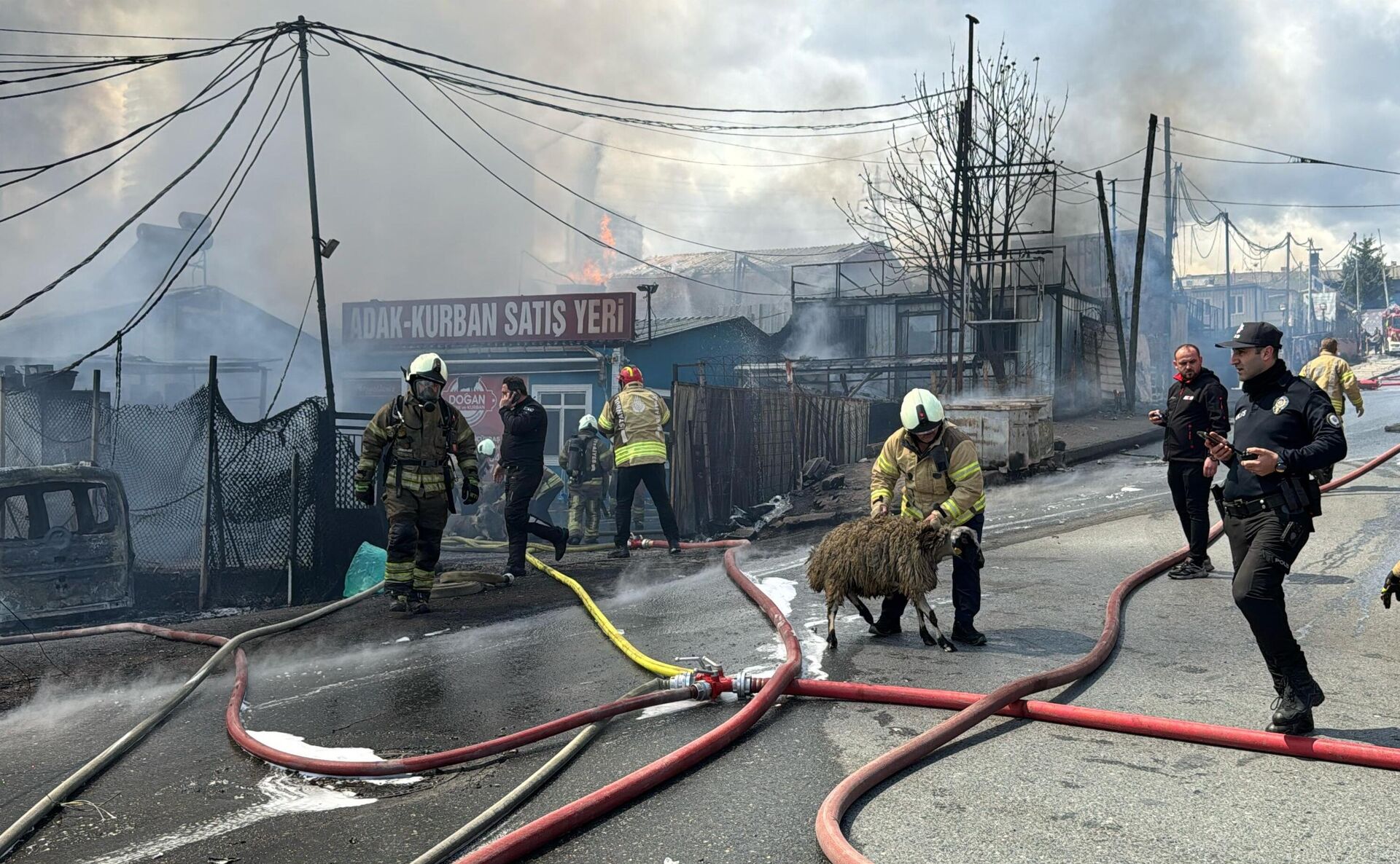 ikitelli yangın - Sputnik Türkiye, 1920, 11.04.2025