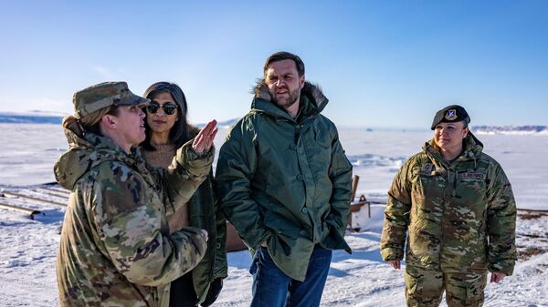 JD Vance Grönland'da - Sputnik Türkiye