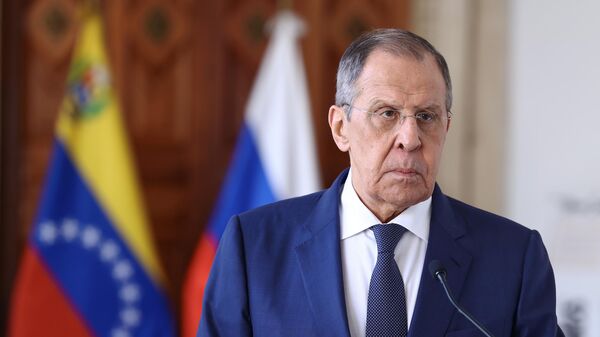 Serguéi Lavrov, ministro ruso de Exteriores, visita Venezuela - Sputnik Türkiye