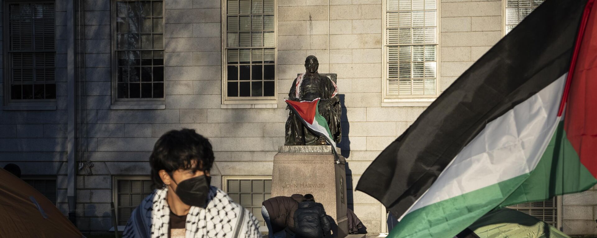 Harvard öğrenci protestoları - Sputnik Türkiye, 1920, 22.04.2025