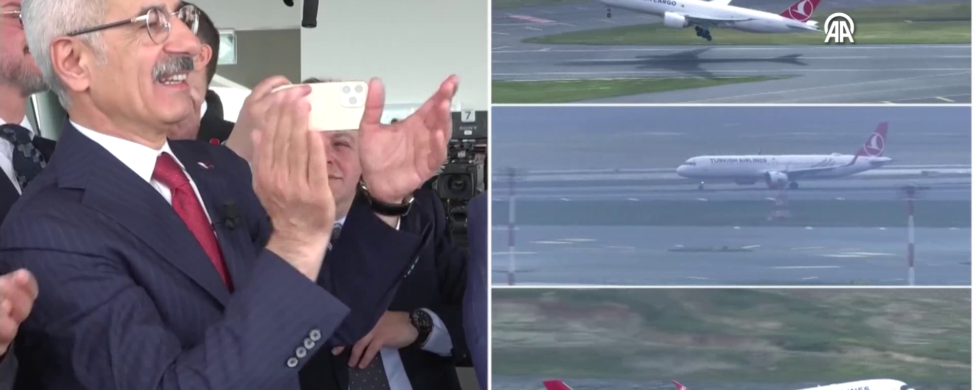 İstanbul Havalimanı'nda tarihi gün: 3 pistten 3 uçak aynı anda kalktı - Sputnik Türkiye, 1920, 17.04.2025