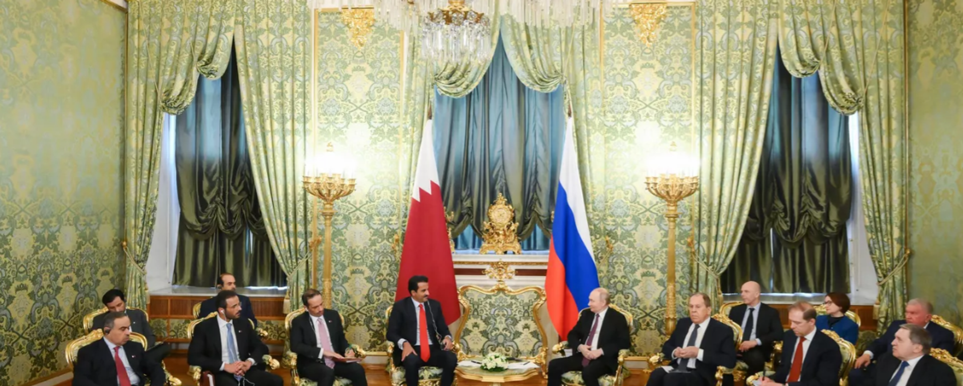 Putin-Katar Emiri - Sputnik Türkiye, 1920, 17.04.2025