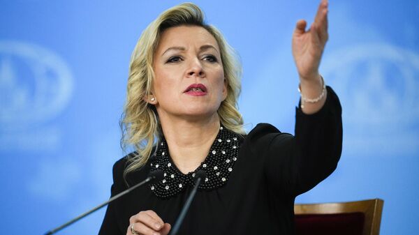 La portavoz de la Cancillería rusa, María Zajárova. - Sputnik Türkiye
