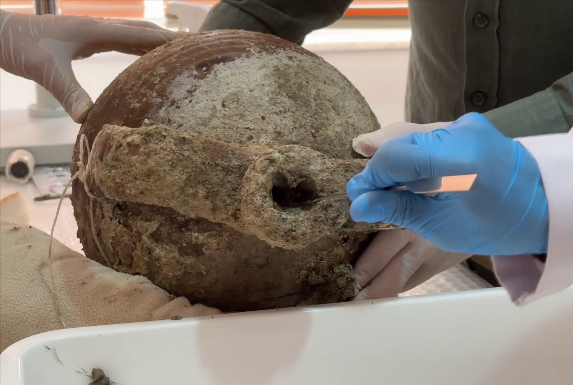 Açılmamış 1100 yıllık amfora bulundu - Sputnik Türkiye, 1920, 28.04.2025