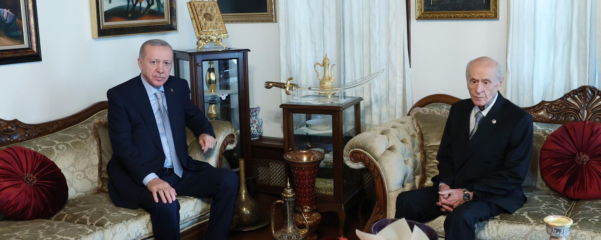 Erdoğan-Bahçeli görüşmesi - Sputnik Türkiye, 1920, 04.09.2025