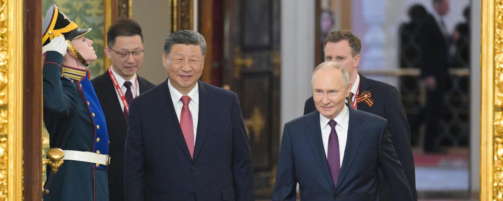 Rusya Devlet Başkanı Vladimir Putin ve Çin lideri Şi Cinping - Sputnik Türkiye, 1920, 08.05.2025