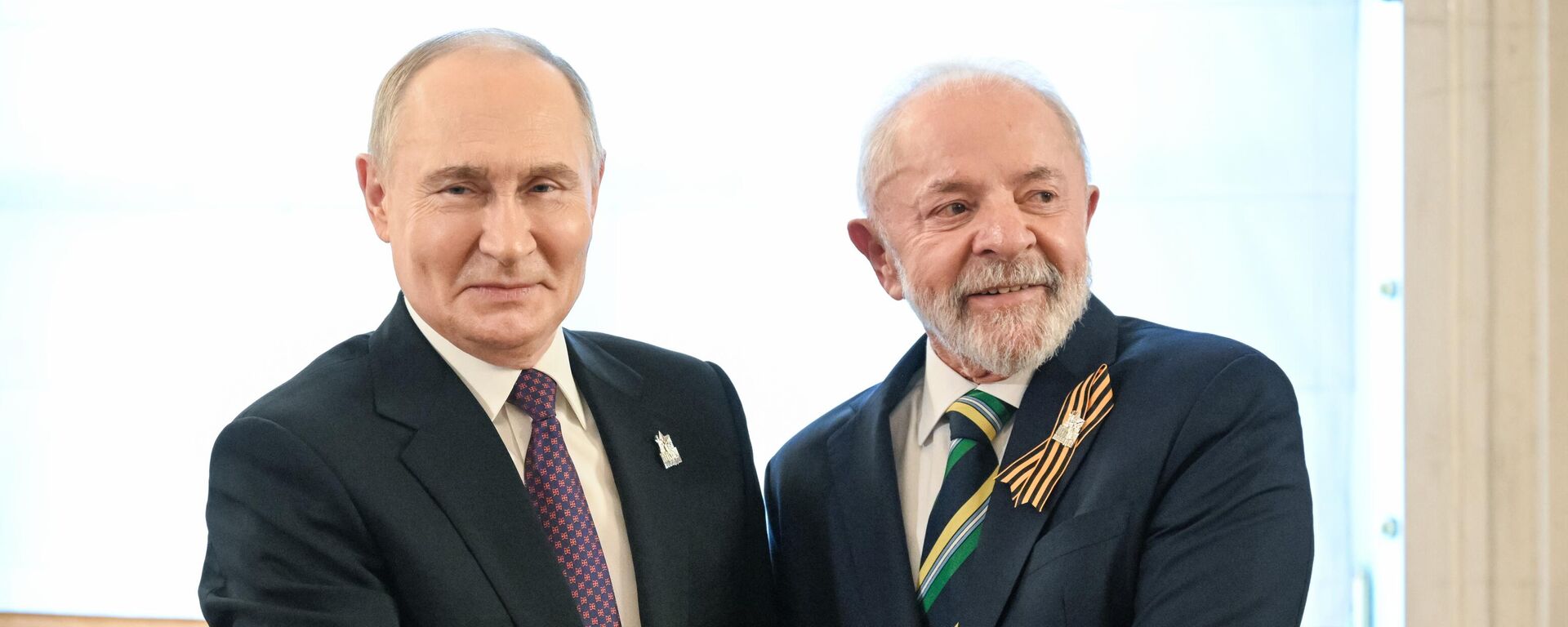Rusya Devlet Başkanı Vladimir Putin, Brazilya Devlet Başkanı Luiz Inacio Lula da Silva ile Moskova'da bir araya geldi - Sputnik Türkiye, 1920, 09.05.2025