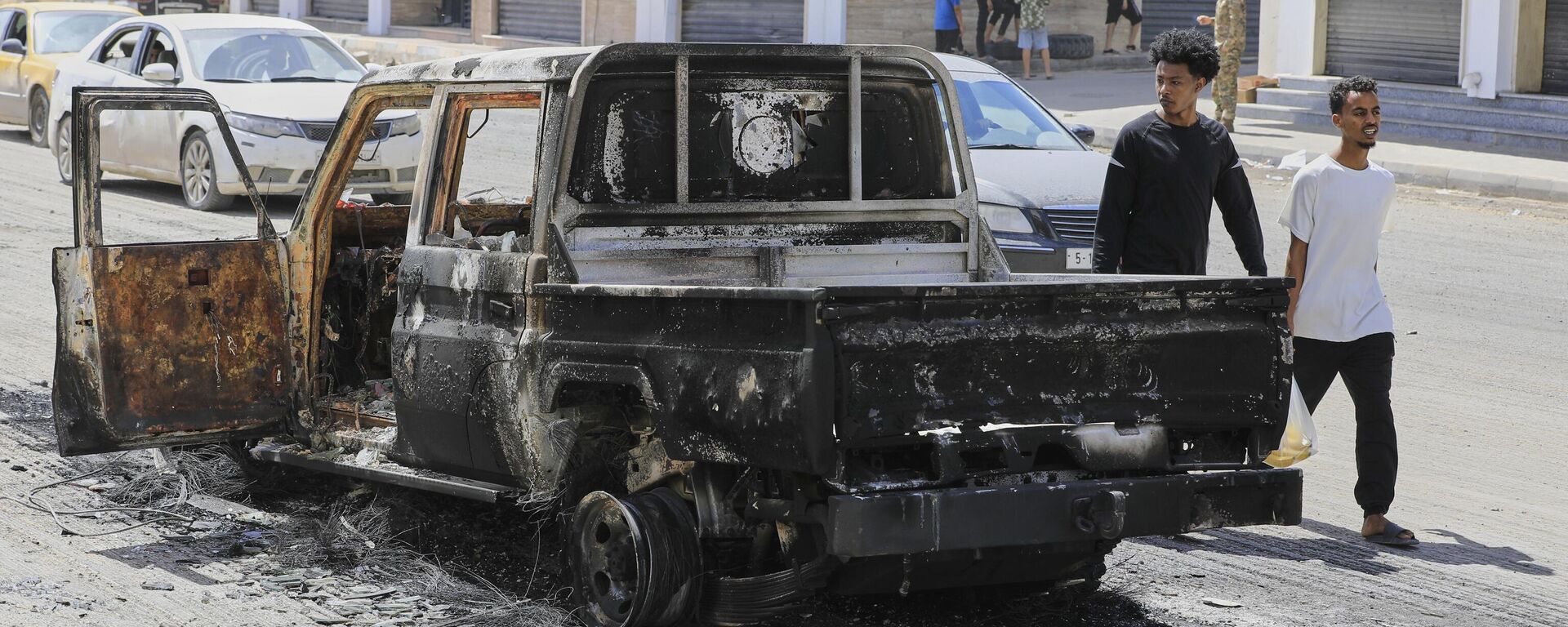 Libya'nın başkenti Trablus'ta silahlı çatışmalar yaşandı - Sputnik Türkiye, 1920, 14.05.2025