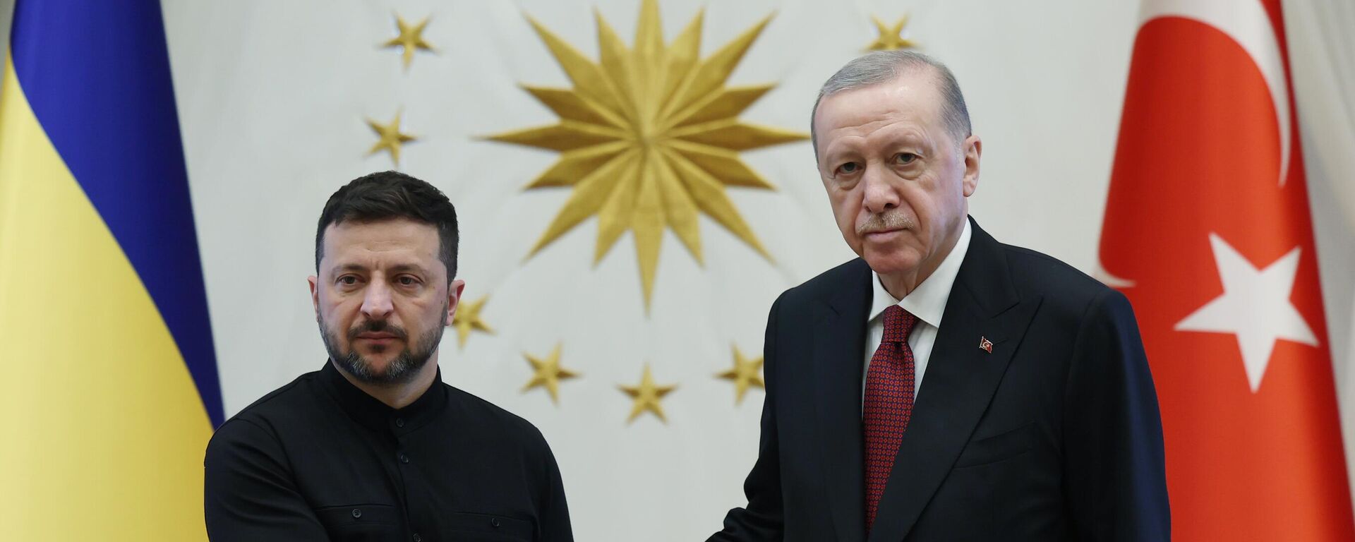 Cumhurbaşkanı Erdoğan ile Zelenskiy görüşmesi başladı - Sputnik Türkiye, 1920, 15.05.2025