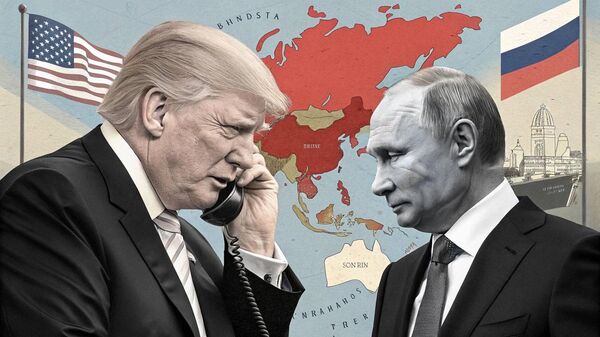 Ông Trump và Ông Putin đã hội đàm. Ảnh được tạo ra bởi AI - Sputnik Türkiye