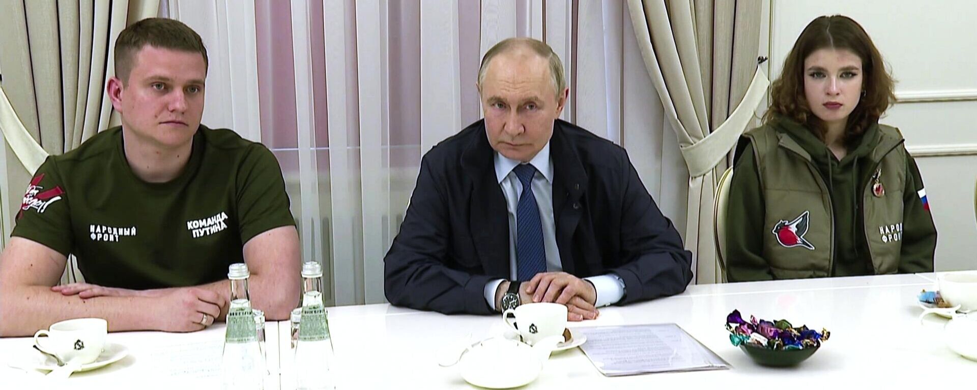 Президент Владимир Путин посетил Курскую область - Sputnik Türkiye, 1920, 21.05.2025