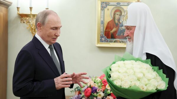 Rusya Devlet Başkanı Vladimir Putin ve Patrik Kirill - Sputnik Türkiye