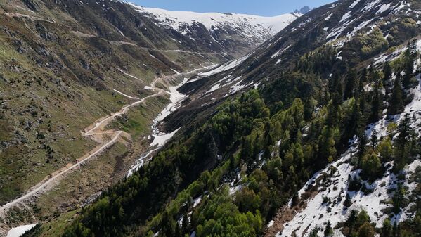 Özellikle Ayder Yaylası ve çevresi, doğa tutkunları için yine cazibe merkezi haline geliyor. - Sputnik Türkiye