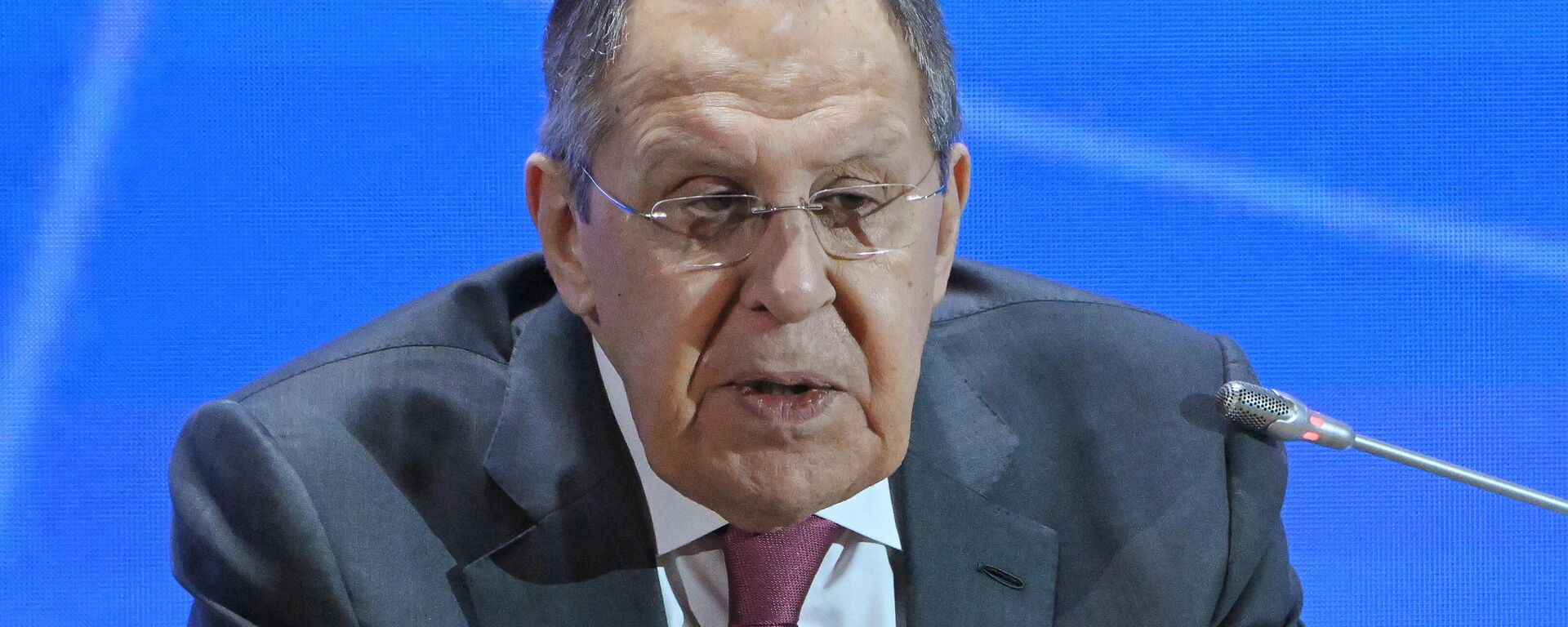 Foreign Minister Sergey Lavrov at the conference Historical Southern Russian Lands. National Identity and Self-Determination of Peoples in Moscow. - Sputnik Türkiye, 1920, 09.11.2025