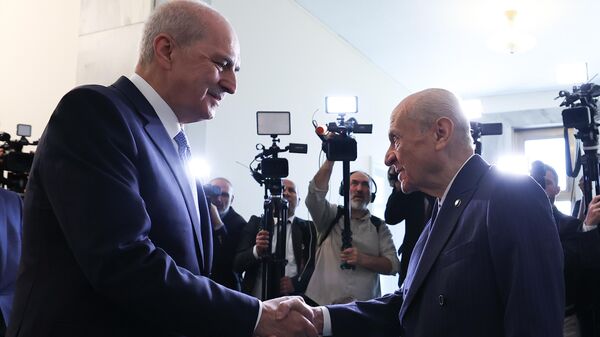 Devlet Bahçeli- Numan Kurtulmuş  - Sputnik Türkiye