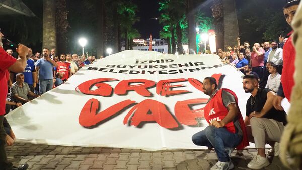 İzmir'de dev grev - Sputnik Türkiye