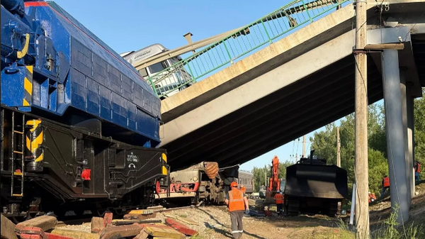 Bryansk'ta tren kazası - Sputnik Türkiye