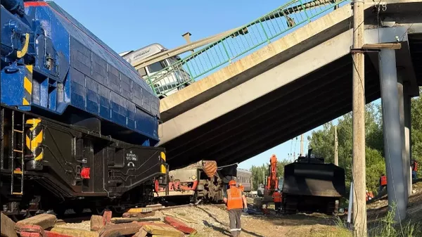 Bryansk'ta tren kazası - Sputnik Türkiye