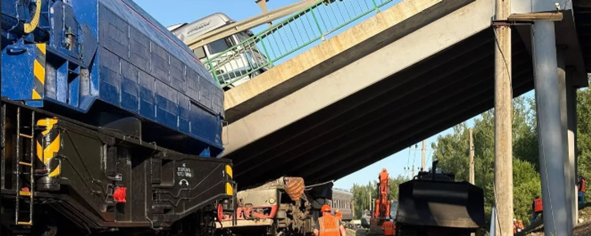 Bryansk'ta tren kazası - Sputnik Türkiye, 1920, 04.06.2025