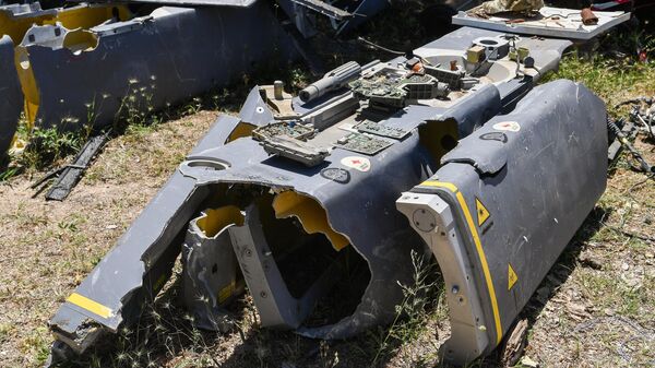 Storm Shadow füzesi parçaları - Sputnik Türkiye