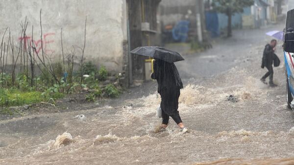 Meteoroloji saat verdi: 2 bölgede kuvvetli sağanak yağış bekleniyor, sel riski var - Sputnik Türkiye