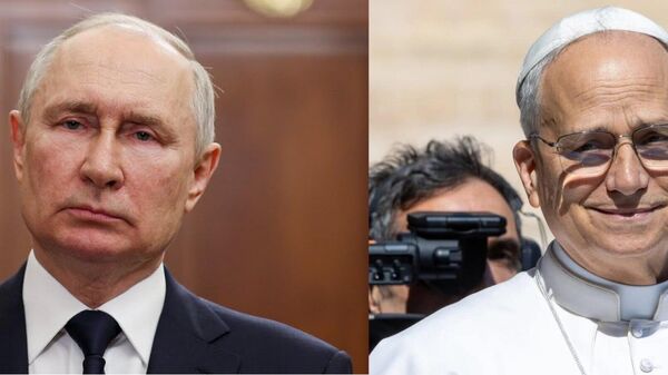 Putin ve Papa 14. Leo - Sputnik Türkiye