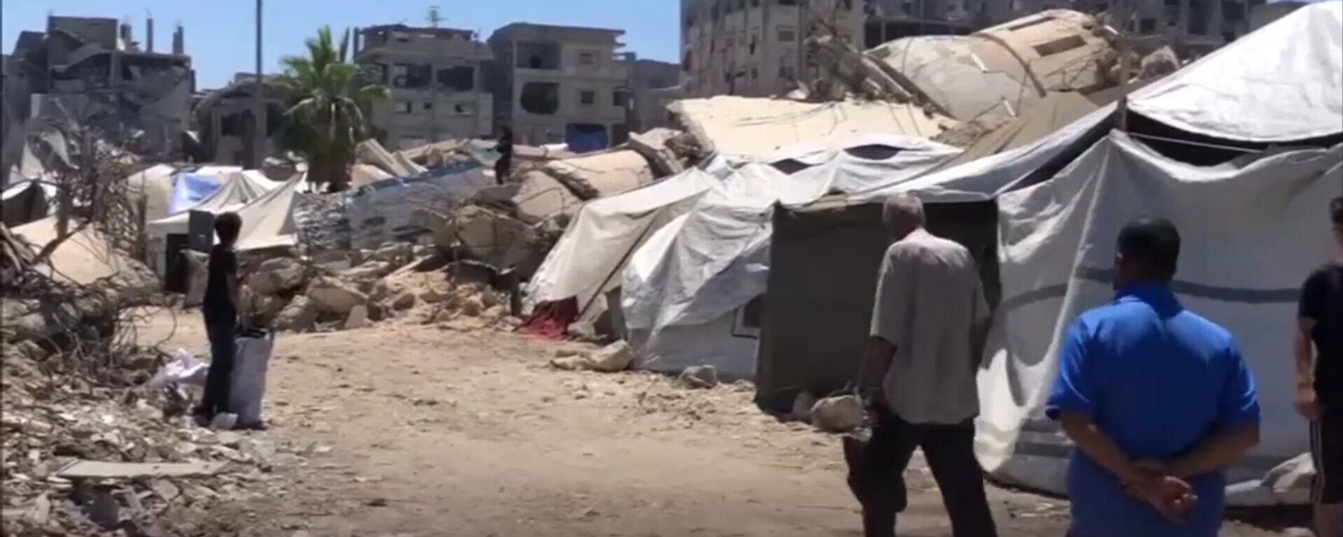 Gazze Şeridi'ndeki çadır kampta barınan Filistinliler: Hiç hayat yok - Sputnik Türkiye, 1920, 05.06.2025