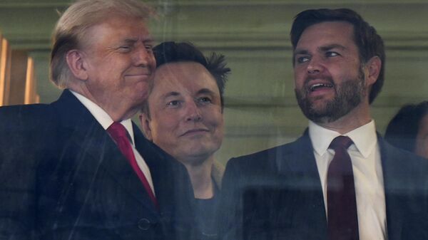 Donald Trump, Elon Musk ve JD Vance - Sputnik Türkiye
