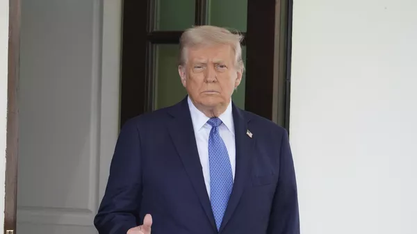 US President Donald Trump on April 24, 2025, in Washington.  - Sputnik Türkiye